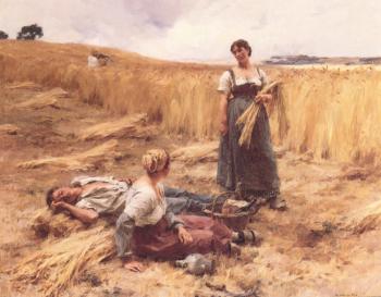 萊昂 奧古斯汀 萊爾米特 Harvesters at Mont-Saint-Pere